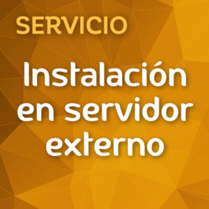 Si necesitas alojar la web en tu propio servidor, aplicaremos un suplemento adicional en concepto de instalación.