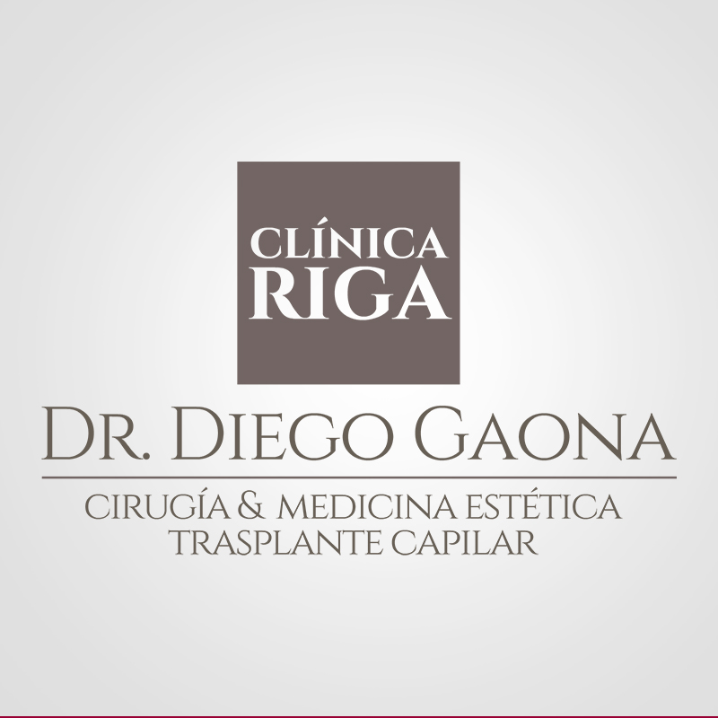 Clínica Riga. Logo diseñado por Logocrea®