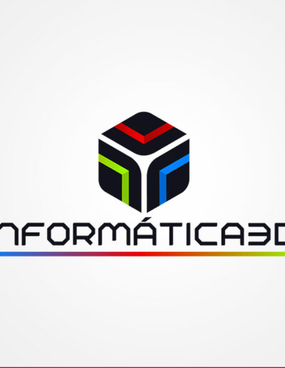 Informática 3D. Diseño de logo de Logocrea®