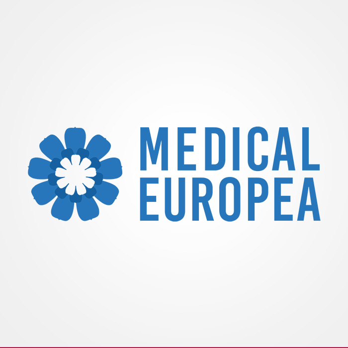 Medical Europea. Diseño de logo de Logocrea®