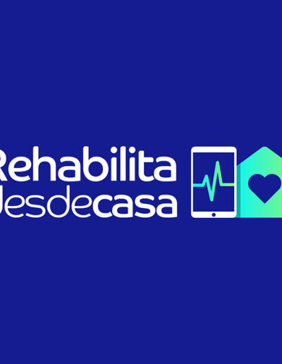 Rehabilita Desde Casa. Diseño de logo de Logocrea®