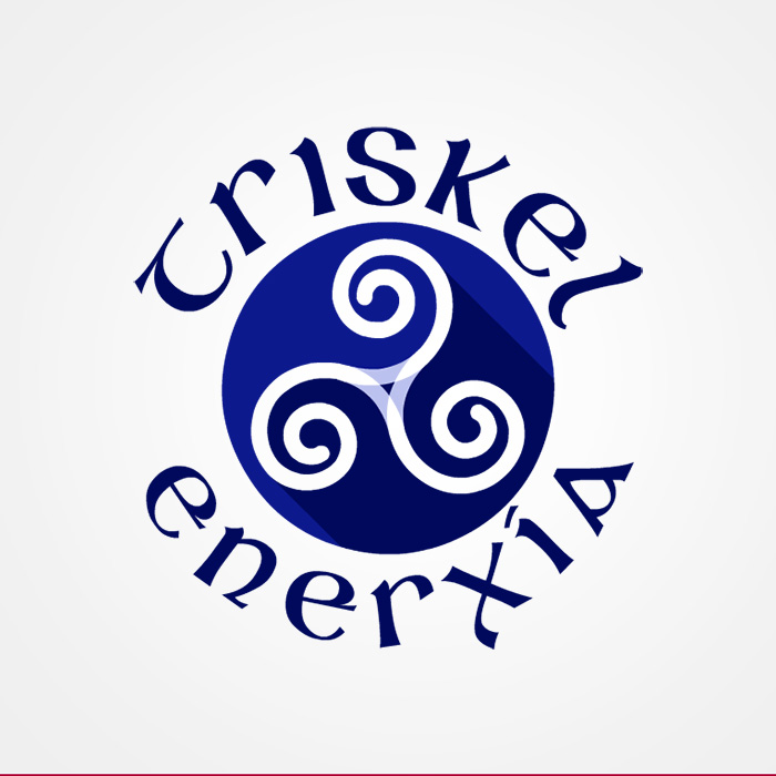 Triskel Enerxía. Diseño de logo de Logocrea®