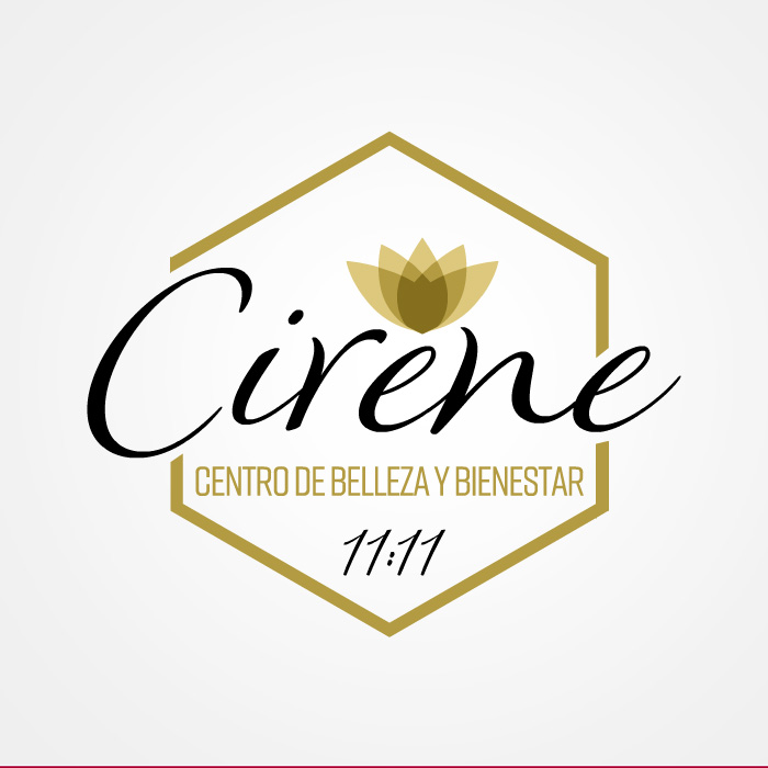 Cirene Centro de Belleza. Diseño de logotipo de Logocrea®.