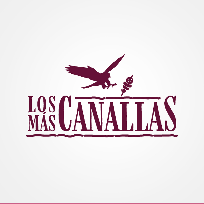 Los Más Canallas. Diseño de logotipo de Logocrea®.